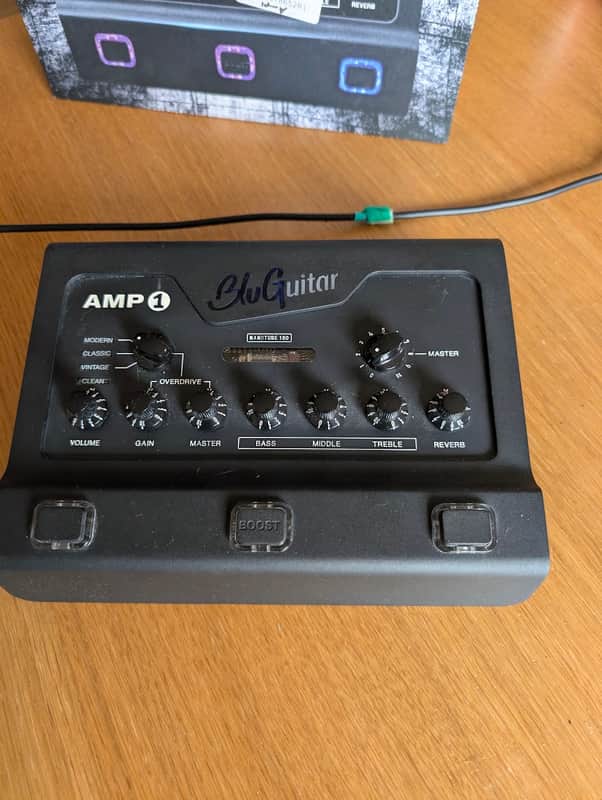 BluGuitar Amp1 Iridium Edition 100-Watt Nanotube Pedalboard Guitar Amp 2019 - 2020 - Black image 1