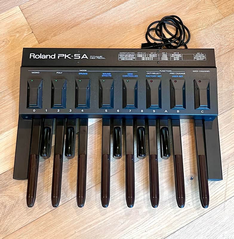 Roland PK-5A Dynamic MIDI Pedal Controller 2006 - 2012 - Black image 1