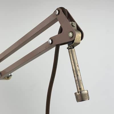 Vintage Metal LUXO Desktop Microphone Stand w/ Articulating Swing Arm & XLR image 13