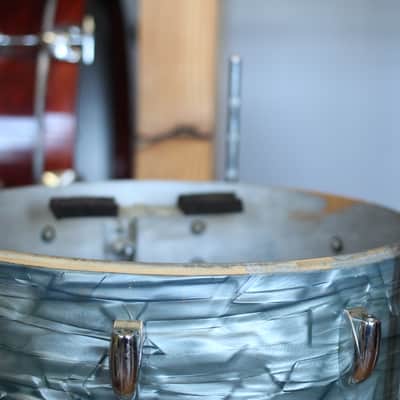 1950's Gretsch Progressive Jazz in Midnight Blue Pearl 14x20 14x14 8x12 image 16