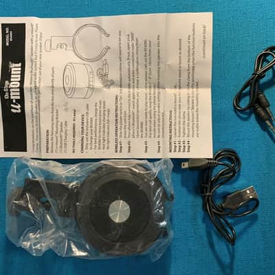 On-stage U-mount BS4080 Bluetooth Speaker with microphone mount image 6