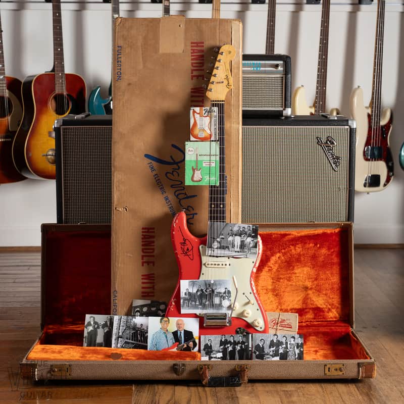 1962 Fender Stratocaster Fiesta Red w/ Tags and Shipping Box