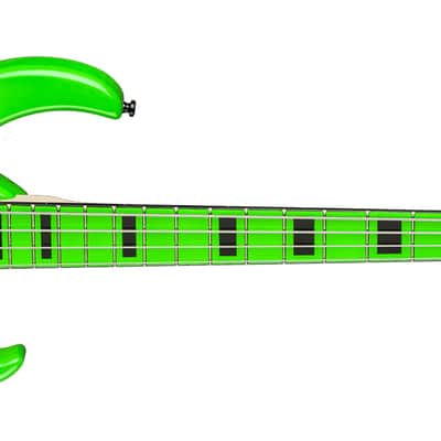 Dean Custom Zone Nuclear Green Bass image 2
