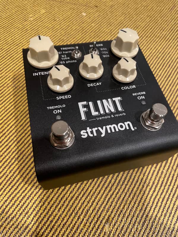 Strymon Flint Reverb and Tremolo V2 2022 - Present - Black image 1