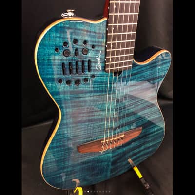Godin Multiac acs slim synth Roland gk 2000’s Teal image 2