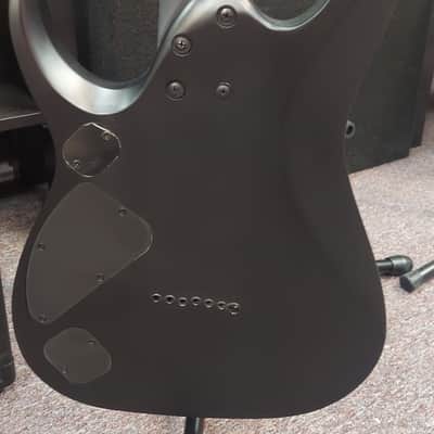 Ibanez RGDRB71-BKF Iron Label 2025 - Present - Black Flat image 2