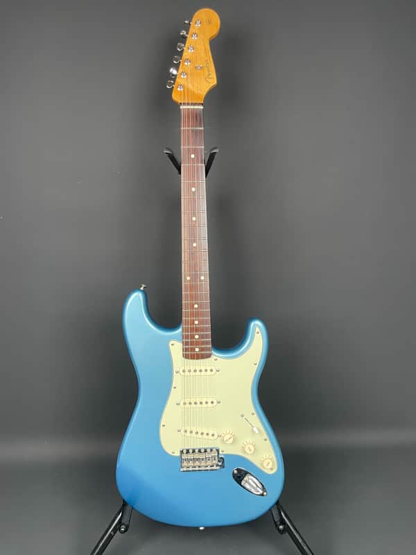 Fender Standard Stratocaster Electric Blue Metallic MIM 2004 Rosewood w/ Fender Tweed Hard Case image 1