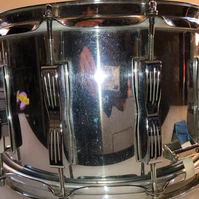 Lidwig Coliseum Chrome over wood 1979 snare drum image 6