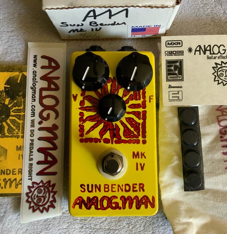 Analogman Sun Bender MkIV #7 Built Mullard Red Dots! image 1