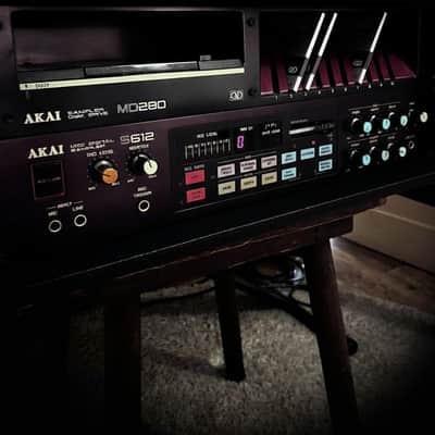 Akai S612 MIDI Digital Sampler 1985 - Black imagen 2
