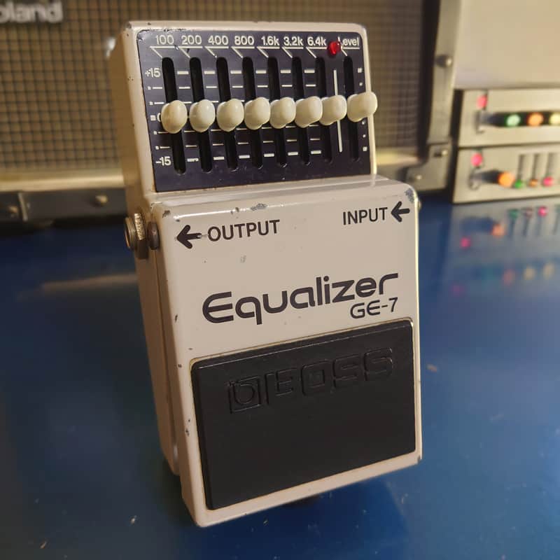 Boss GE-7 Equalizer (Black Label Japan Made）1981 - 1992 - Grey image 1