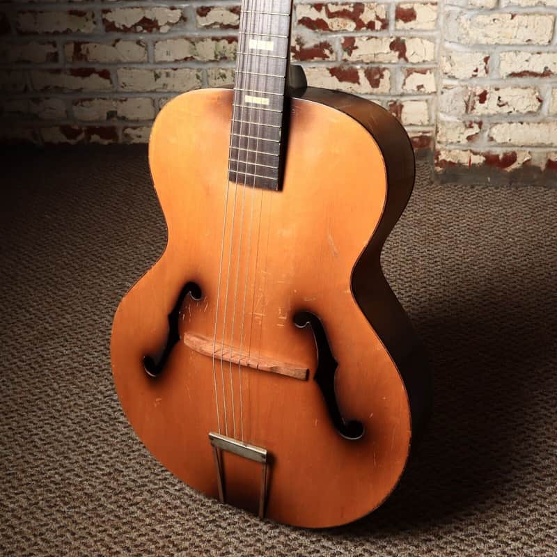 Vintage  S.S. Stewart USA American Archtop Acoustic Guitar image 1