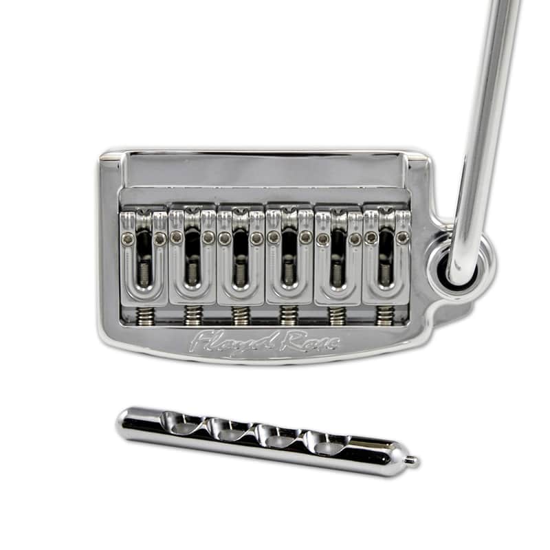 Floyd Rose Rail Tail Tremolo Kit Chrome for Strat Style guitars, Wide RT100W image 1