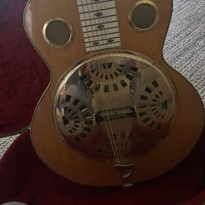 Remington Steel Custom Resonator 1940-1950 - Warm brown and bronze metal image 8