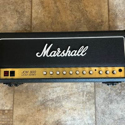 Marshall JCM 800 Lead Series Model 2205 2-Channel 50-Watt Head 1982 - 1989 - Black image 1