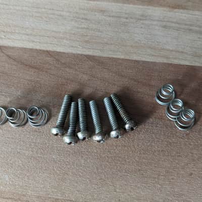 Vintage 1960s 1970s set Fender guitar pickup screws springs Stratocaster Mustang image 2