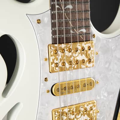 Ibanez Steve Vai PIA3761-SLW Stallion White - Custom Electric Guitar image 6