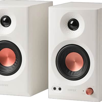 Audio-Technica AT-LP3XBT-White Automatic Belt Drive Turntable Package with Edifier MR3 Bluetooth image 3