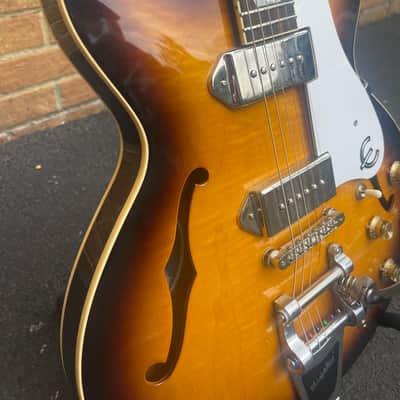 Epiphone Elitist '65 Casino Vintage Outfit 2014 - Vintage Sunburst with Bigsby. image 4