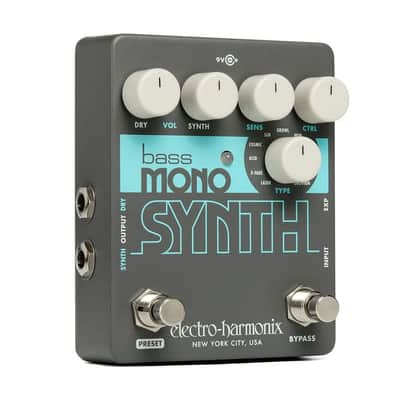 Electro-Harmonix Bass Mono Synthesizer Guitar Effects Pedal image 1