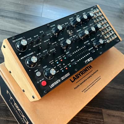 Moog Labyrinth Parallel Generative Synthesizer 2024 - Present - Black with Wood Sides image 4