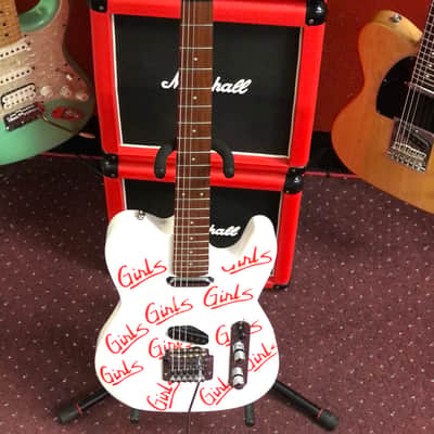 Kramer Baretta Special,  Motley Crue "Girls, Girls, Girls" Guitar White & Red image 5