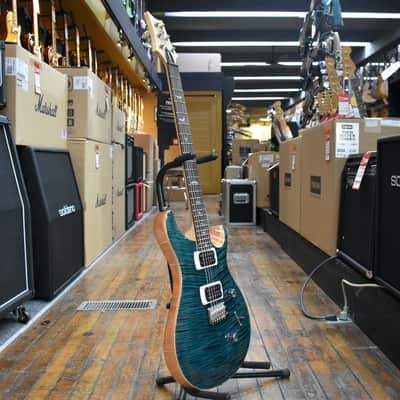 Paul Reed Smith SE Custom 24 Electric Guitar Slate Blue w/Padded Gig Bag image 5