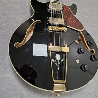 Ibanez AMH90-BK Artcore Expressionist 2021 - Present - Black image 1