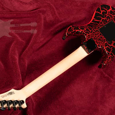 B.C. Rich Gunslinger Retro II with Floyd Rose - Red Crackle image 13