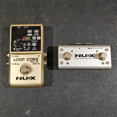 NuX Loop Core Deluxe with NMP-2 Dual Footswitch 2018 - Present - Silver image 2