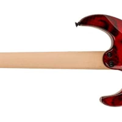 MINT Charvel Custom Shop USA Special Edition DK24 Custom Hand-Painted Red Snakeskin Artwork by Mike Eshelman Pre Order image 3