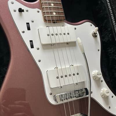 2002 Fender Japan CIJ JM66-80 BMT Jazzmaster Burgundy Mist Matching Headstock Rare Color #12/120, Recent Refret image 15