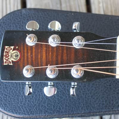 Dobro F60 Squareneck 2000 - Sunburst on flamed maple image 3