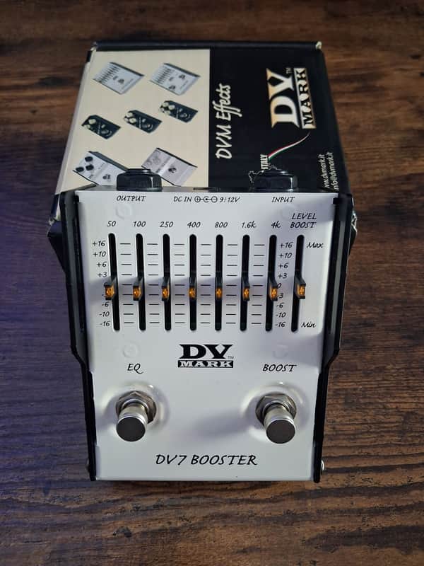 DV Mark DV7 EQ + Booster 2017 - Present - White image 1