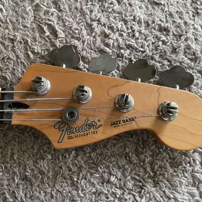 Fender Standard Jazz Bass 2000 MIM Rare Ocean Turquoise 4-String Bass Guitar image 7