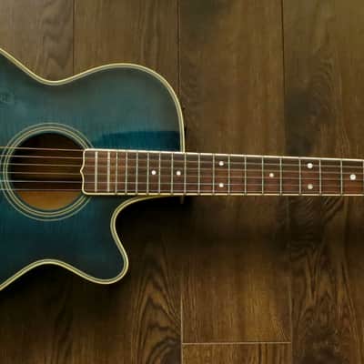 Takamine Acoustic EF591 DUAL  Dave Stewart Humbucker + Piezeo Stereo Japan Rare image 1