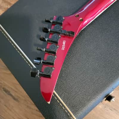 Kramer American Stagemaster Custom Electric Guitar 1980s Candy Red W/OHSC image 11