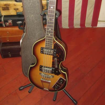 ~1965 National 500/1 Beatle Bass Sunburst image 2
