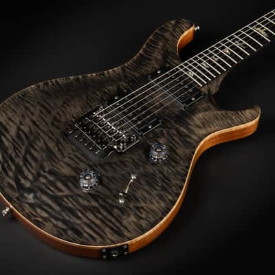 2017 PRS Custom 24 Floyd Rose Wood Library Limited Edition - Grey Black | Artist Grade Quilted Maple Top \m/ Pickups | CoA OHSC image 6