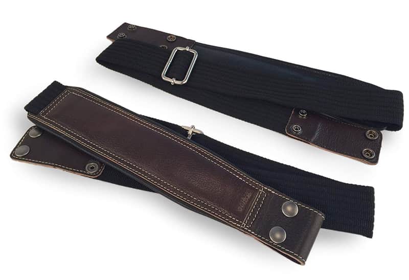 Harvest Fine Leather Brown Cow Antique Comfort Backpack Straps image 1