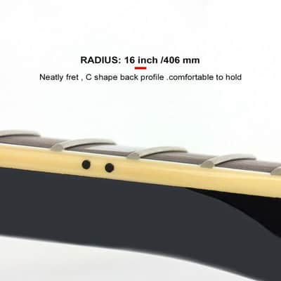 22-Fret Maple Guitar Neck for Les Paul & SG Style Electric Guitars Rosewood Fingerboard image 5