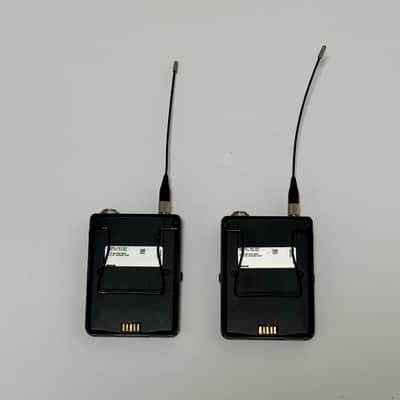 2x Shure AD1-G57 Axient Digital Wireless Bodypack Transmitters with TA4 Connector (G57: 470 to 616 MHz) image 2