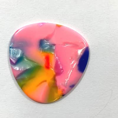 Golden Gate Guitar Picks Rounded Tri Confetti Clown Barf 1.5mm X-Heavy 12 pack image 3