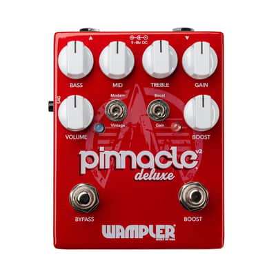 Wampler Pinnacle Deluxe w-Boost V2 Distortion Guitar Pedal image 2