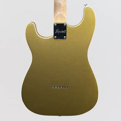 Fender Squier Paranormal Custom Nashville Stratocaster Electric Guitar - Aztec Gold image 4
