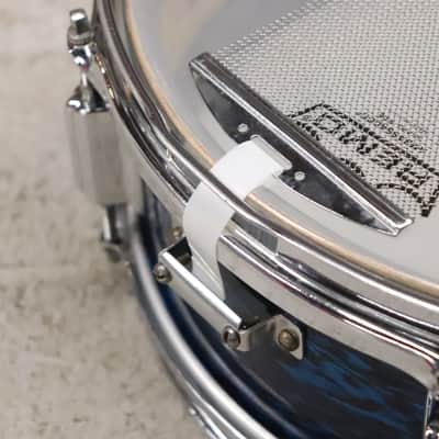 Rogers 5x14" Luxor Snare Drum Vintage 1960's Blue Onyx Cleveland image 12