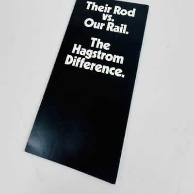Hagstrom "Their Rod vs. Our Rail" Mini-Foldout 1975 image 1