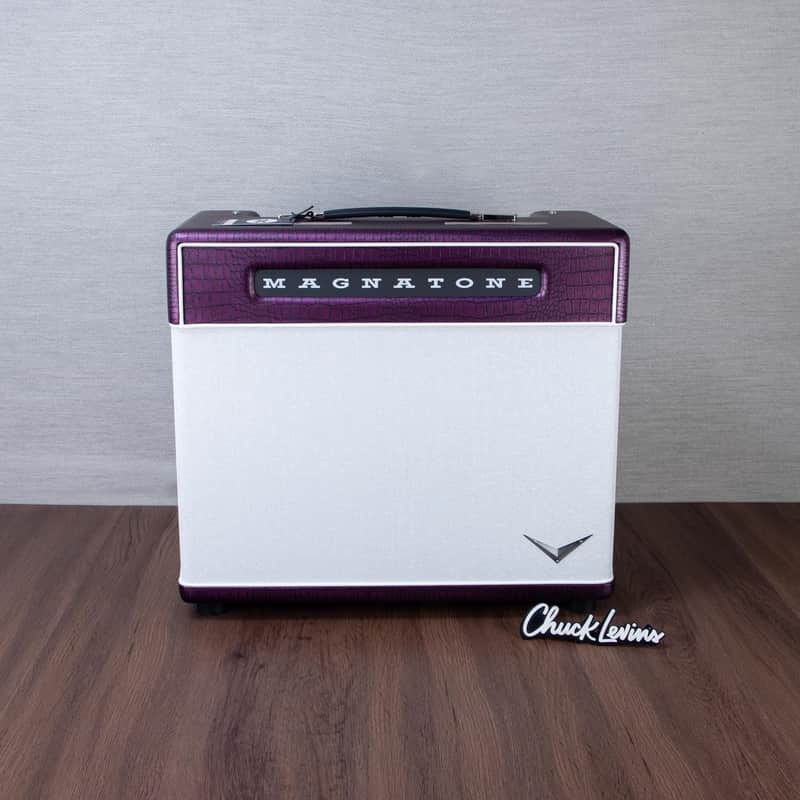 Magnatone Super Fifteen 1x12-Inch Tube Combo Guitar Amplifier - Purple image 1