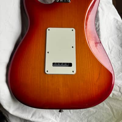 Fender Player II Stratocaster HSS Electric Guitar - Aged Cherry Burst *With Case* image 4