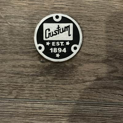 Custom Les Paul Single Cut Electric Guitar Toggle Switch Back Cover Black Silver image 1